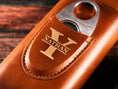 Load image into Gallery viewer, brown leather cigar case
