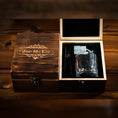 Load image into Gallery viewer, Single Cup Ice Wine Stone Wooden Gift Box Product Display Picture
